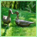 cute life-size bronze animal Copper Duck Sculpture